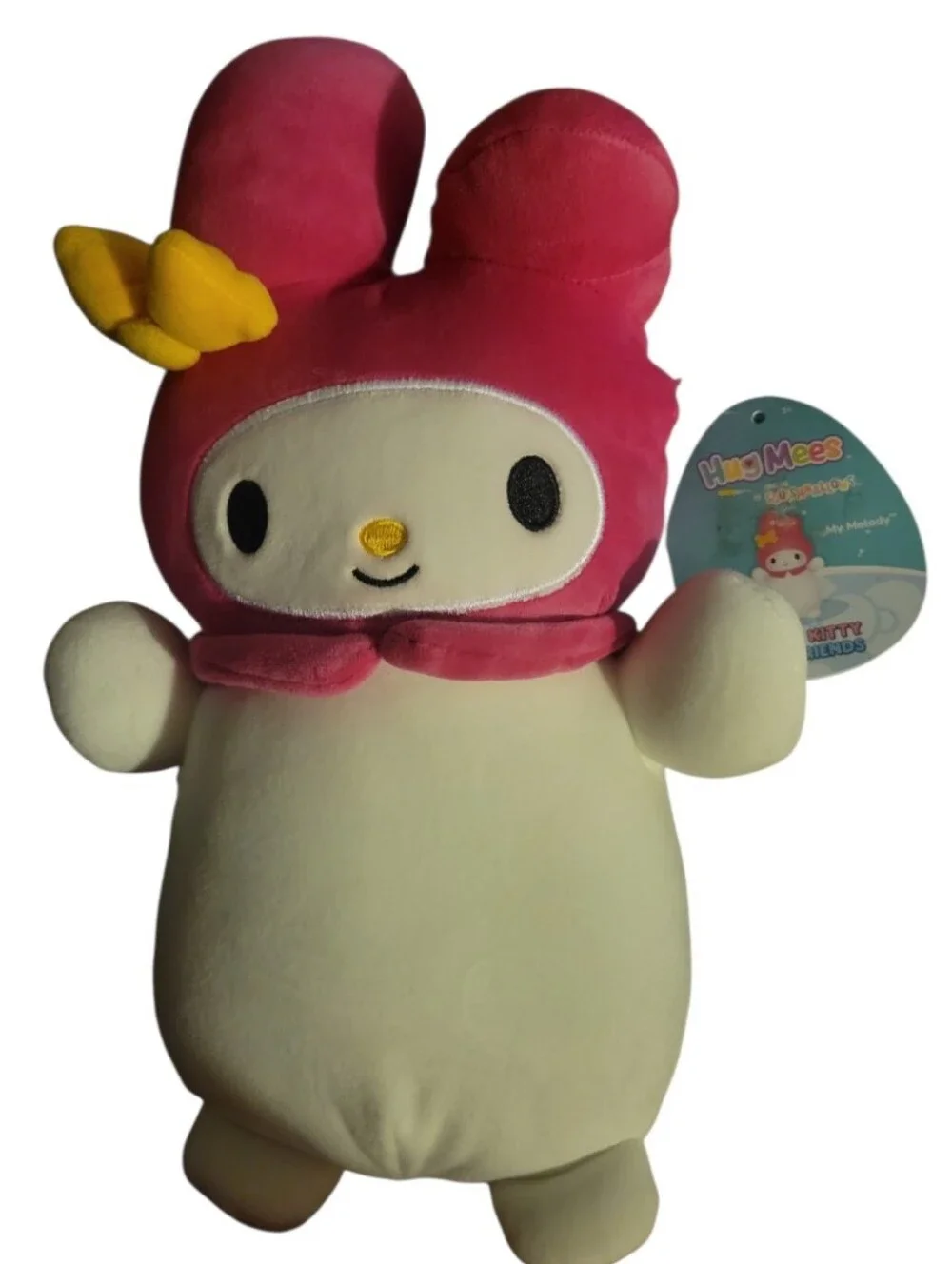 New Sanrio My Melody HugMees Hello Kitty Embroidered Facial Vibrant Colors 12